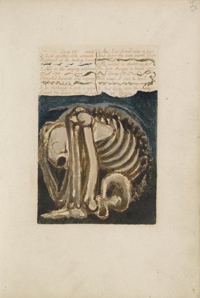 Los smitten with astonishment..., plate 12 from The First Book of Urizen, 1794 by William Blake